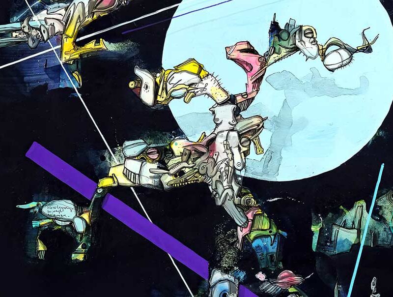 Ausschnitt des Motivs Überlagerung+