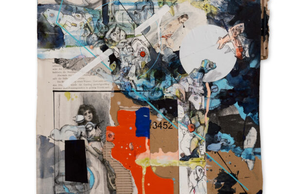 Abbildung: Aufruhe und Stille, Collage, 2025