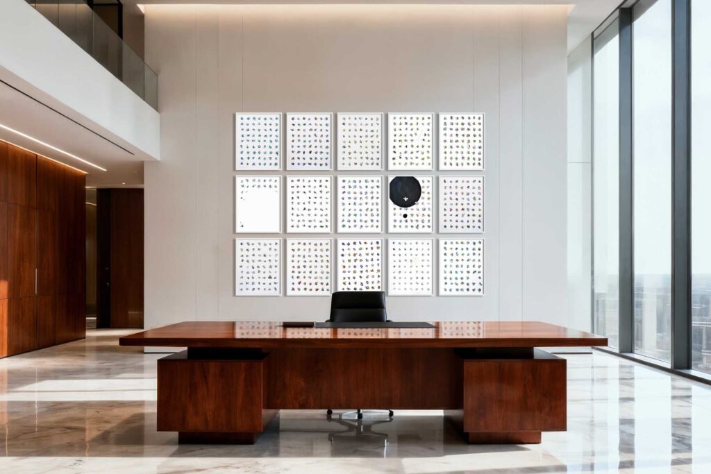 Essences modular gehängt in großzügigem Büro